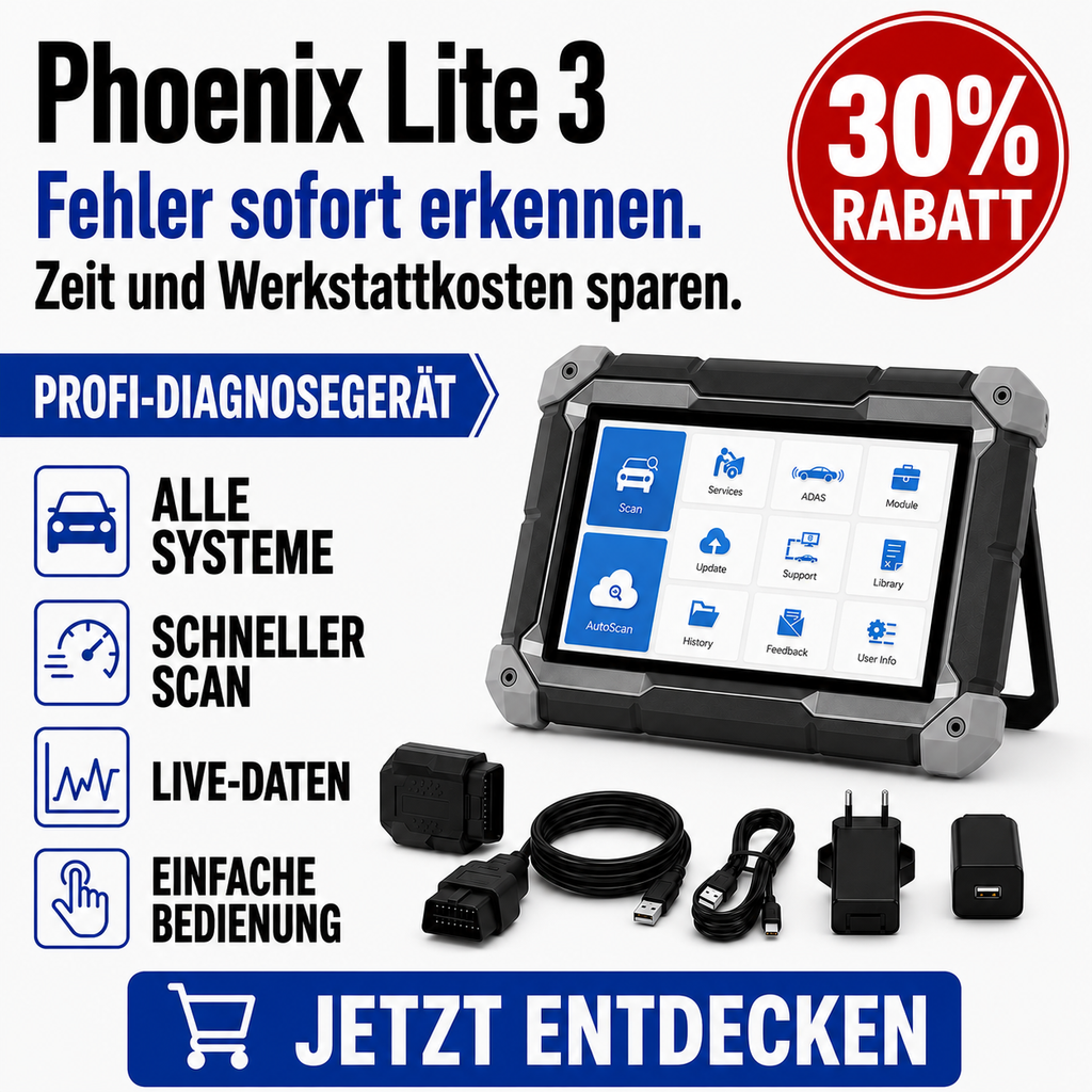 Professionelles Kfz-Diagnosegerät Phoenix Lite 3